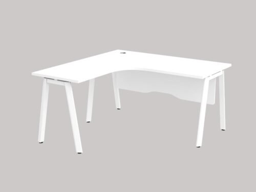 ASTRA Series - Superior Compact Table with Astra Leg & Wood Front Panel