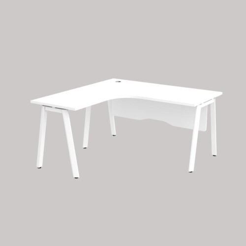 ASTRA Series - Superior Compact Table with Astra Leg & Wood Front Panel