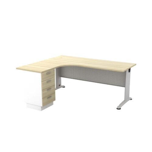 B Series - Superior Compact Table with Fixed Pedestal 4D