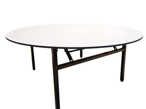 3V  banquet table,metal foldable leg - heavy duty - Round
