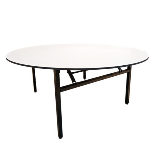 3V  banquet table,metal foldable leg - heavy duty - Round