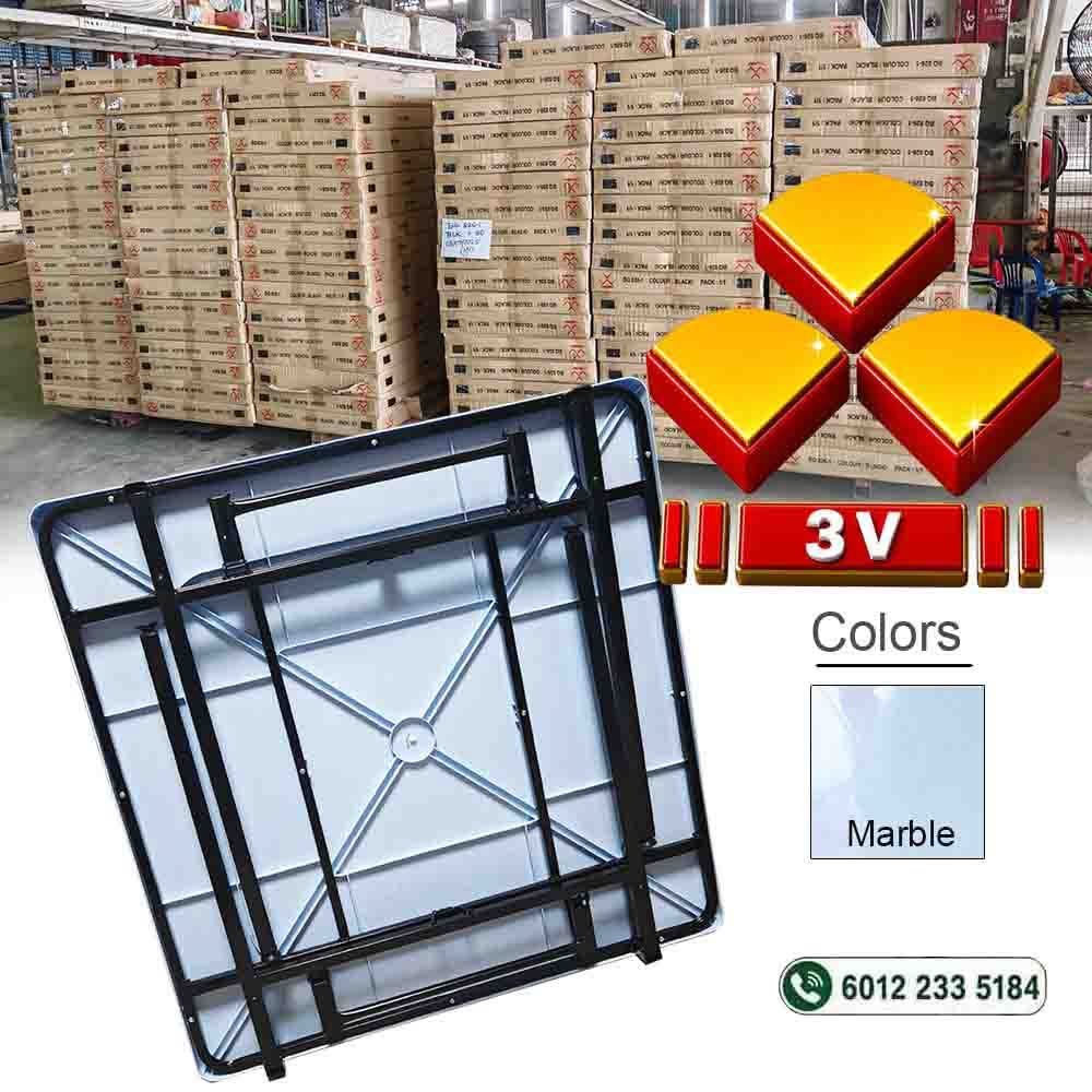 3V banquet table ,plastic table top, cafe,restaurant table - Square 4 3V banquet table ,plastic table top, cafe,restaurant table - Square - Image 4
