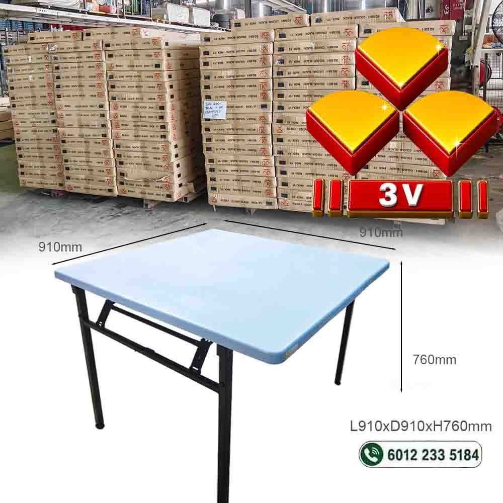 3V banquet table ,plastic table top, cafe,restaurant table - Square 8 3V banquet table ,plastic table top, cafe,restaurant table - Square - Image 8