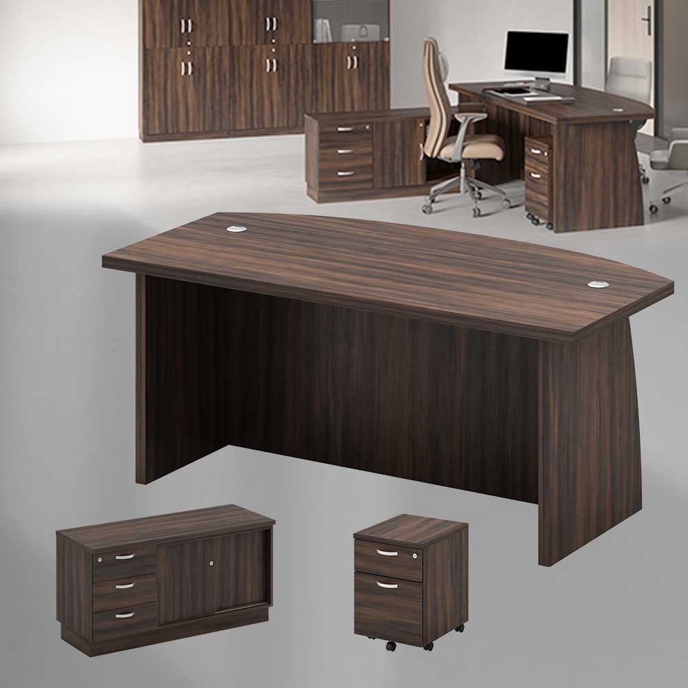 Director table , L shape table ,office furniture - L1800/2100- 41mm Thickness 1 director table