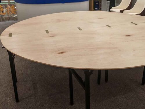 Restoran furniture foldable extention round table top