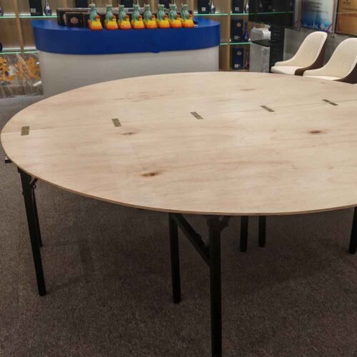 Restoran furniture foldable extention round table top