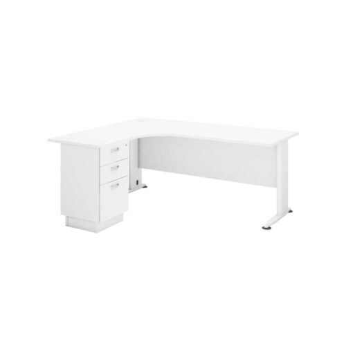 H Series - Superior Compact Table with Fixed Pedestal 3D