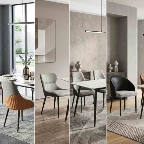 L1400mm Dining furniture - sintered stone 9369 - WHT