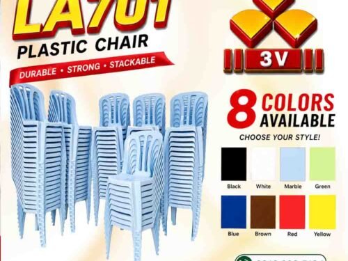 3v plastic chair
