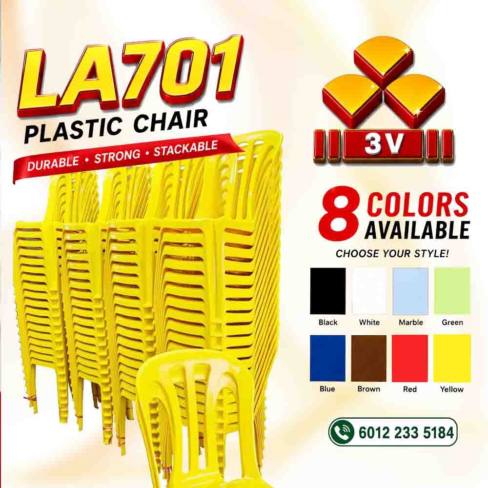 3V plastic chair ,cafe,restaurant,dining chair - LA 701 2 3V plastic chair ,cafe,restaurant,dining chair - LA 701 - Image 2