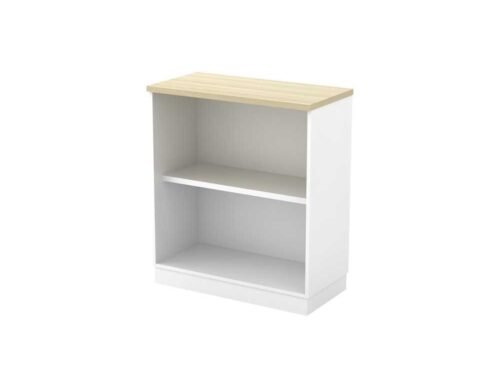 Office Open Shelf Low Cabinet - 2 Levels