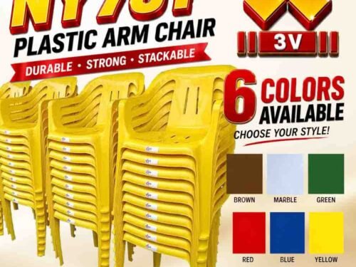 3v plastic chair