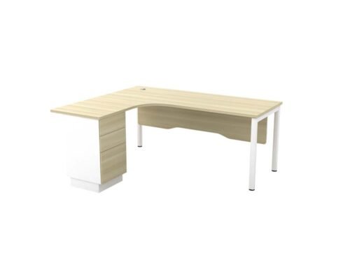 SL55 - Superior Compact Table with 3 Drawer + Front Panel