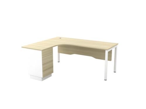 SL55 - Superior Compact Table with 4 Drawer + Front Panel