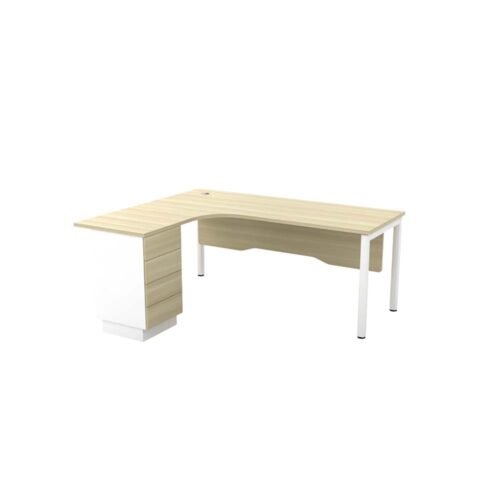 SL55 - Superior Compact Table with 4 Drawer + Front Panel