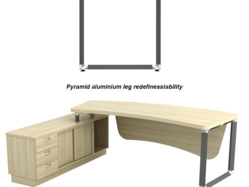 Osaka director table , L shape table ,office furniture - L2300mm 41mm Thiness