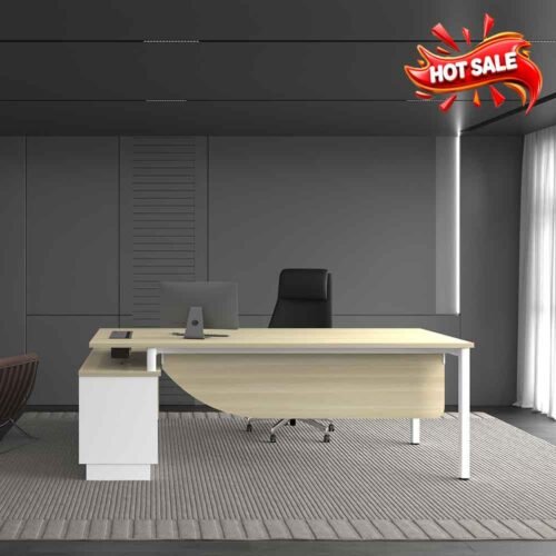 SL55 director table , L shape table ,office furniture - L2160mm