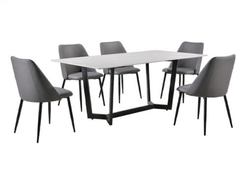 Marble Dining Table Set (6 Seaters)