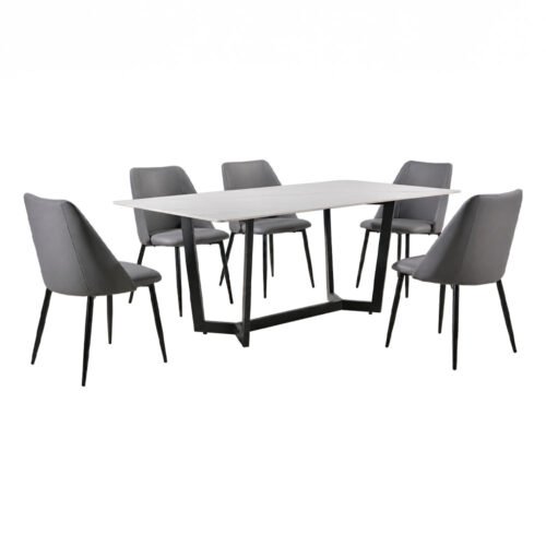Marble Dining Table Set (6 Seaters)