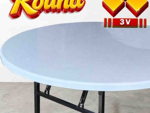 3v plastic banquet table
