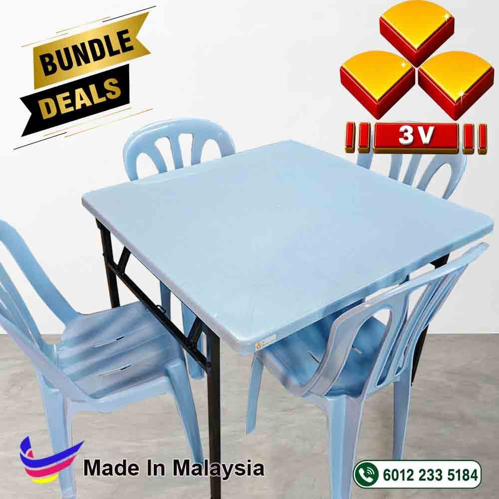 3V banquet table ,plastic table top, cafe,restaurant table - Square 9 3V banquet table ,plastic table top, cafe,restaurant table - Square - Image 9
