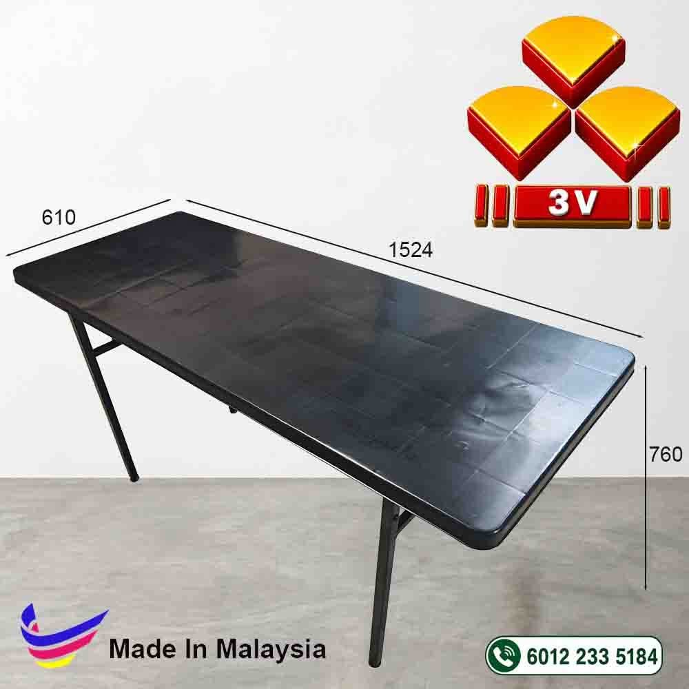 3V plastic banquet table,folding tables Malaysia - Black 3 3V plastic banquet table,folding tables Malaysia - Black - Image 3