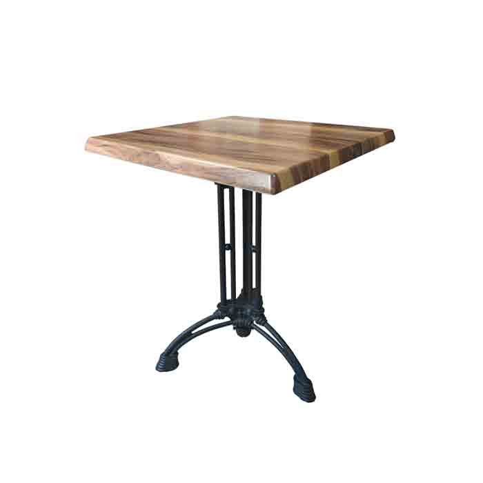 Cafe table,table top & cast iron stand - 600mm Square 3 Cafe table,table top & cast iron stand - 600mm Square - Image 3
