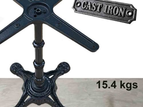 cast iron table leg