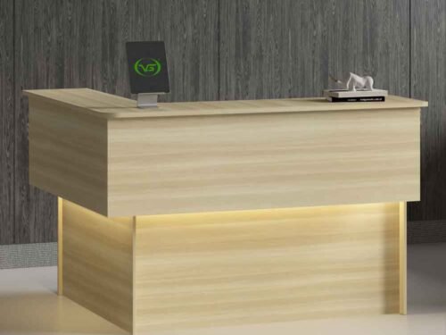 EX 6'x5' L shape counter table