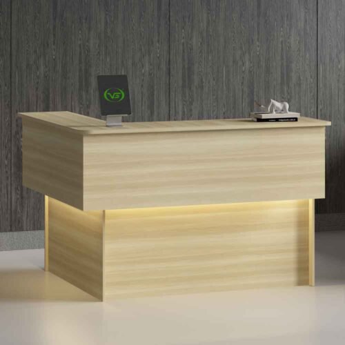 EX 6'x5' L shape counter table