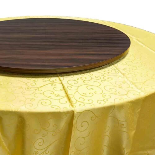 Lazy susan, round table top with aluminium turn - for large round table