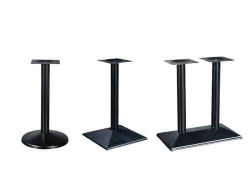 solid dining metal leg