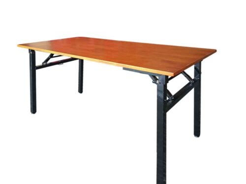 Wood banquet foldable table