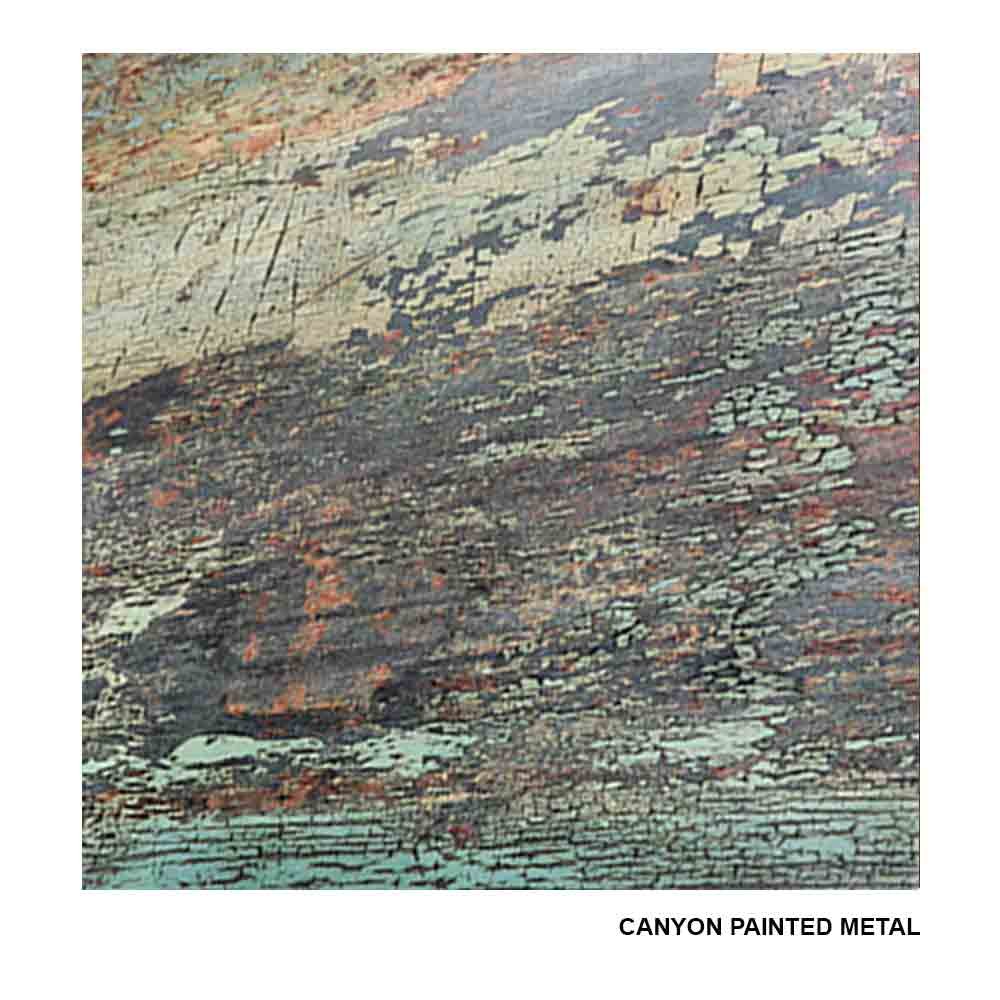 Dining table top,restaurant & cafe furniture - canyon painted metal 7 dining table top
