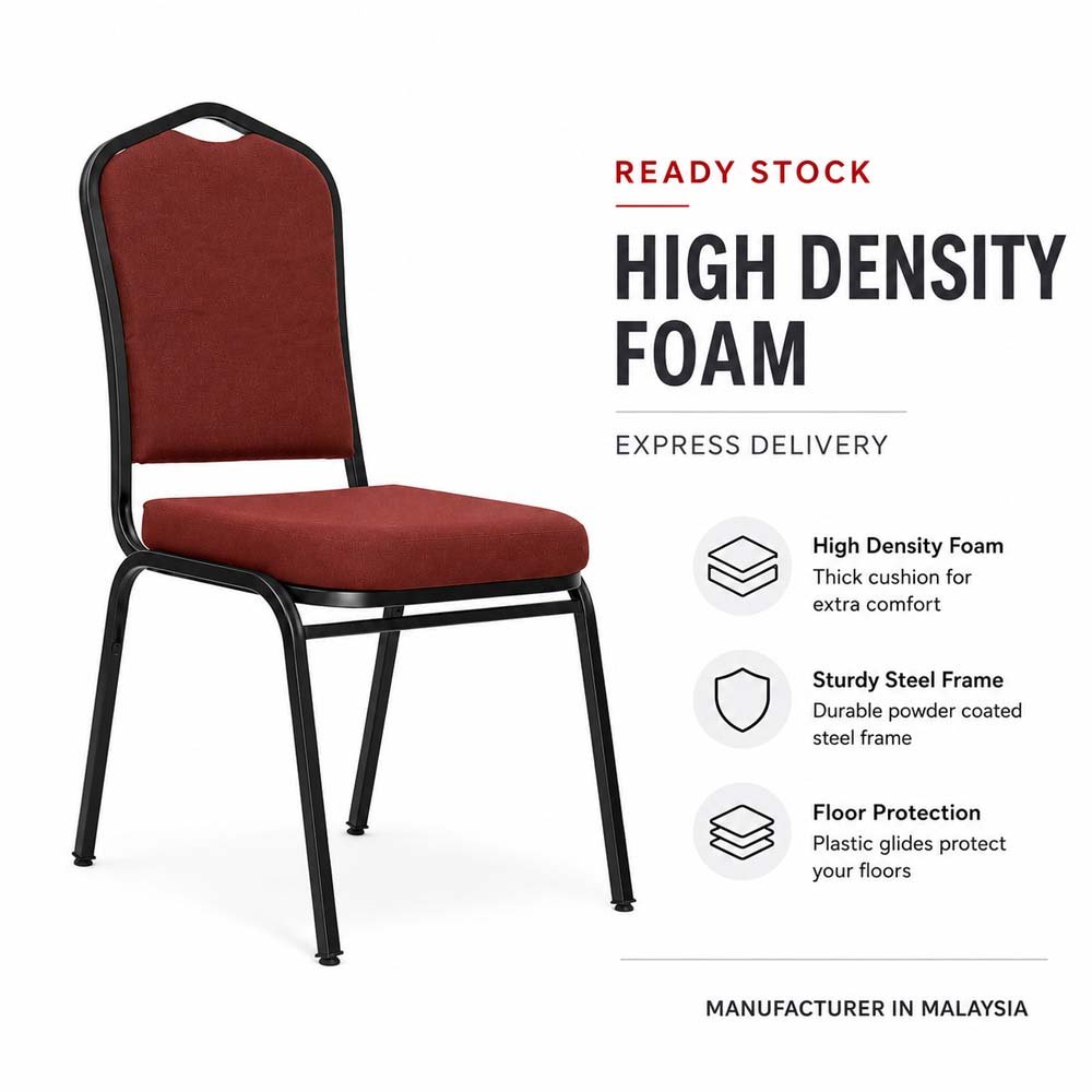 Banquet chair, restaurant, cafe furniture,black metal frame- MK 5 Banquet chair, restaurant, cafe furniture,black metal frame- MK - Image 5