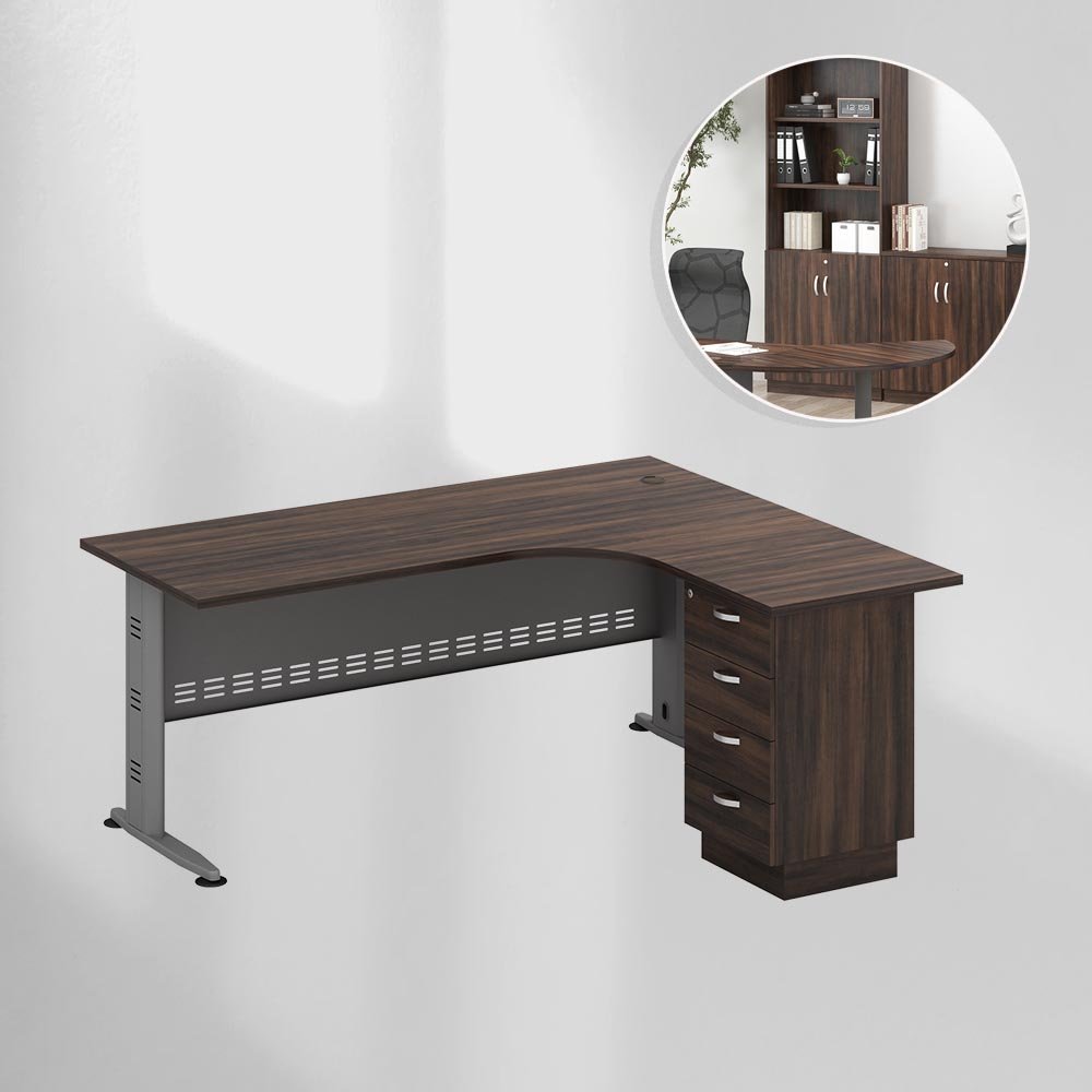 Director table , L shape table - L1800xD1500/L1500xD1500-AC 5 Director table , L shape table - L1800xD1500/L1500xD1500-AC - Image 5
