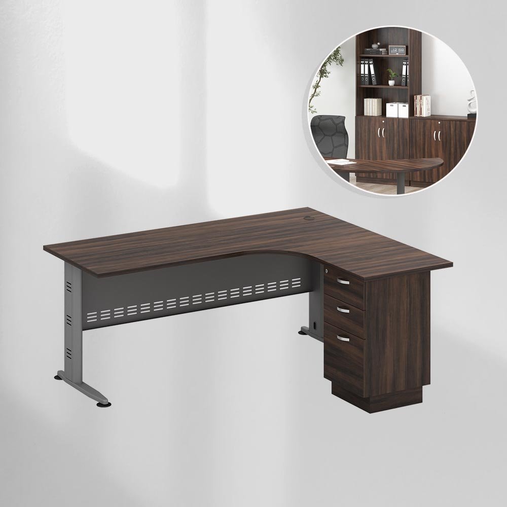 Director table , L shape table - L1800xD1500/L1500xD1500-AC 7 Director table , L shape table - L1800xD1500/L1500xD1500-AC - Image 7