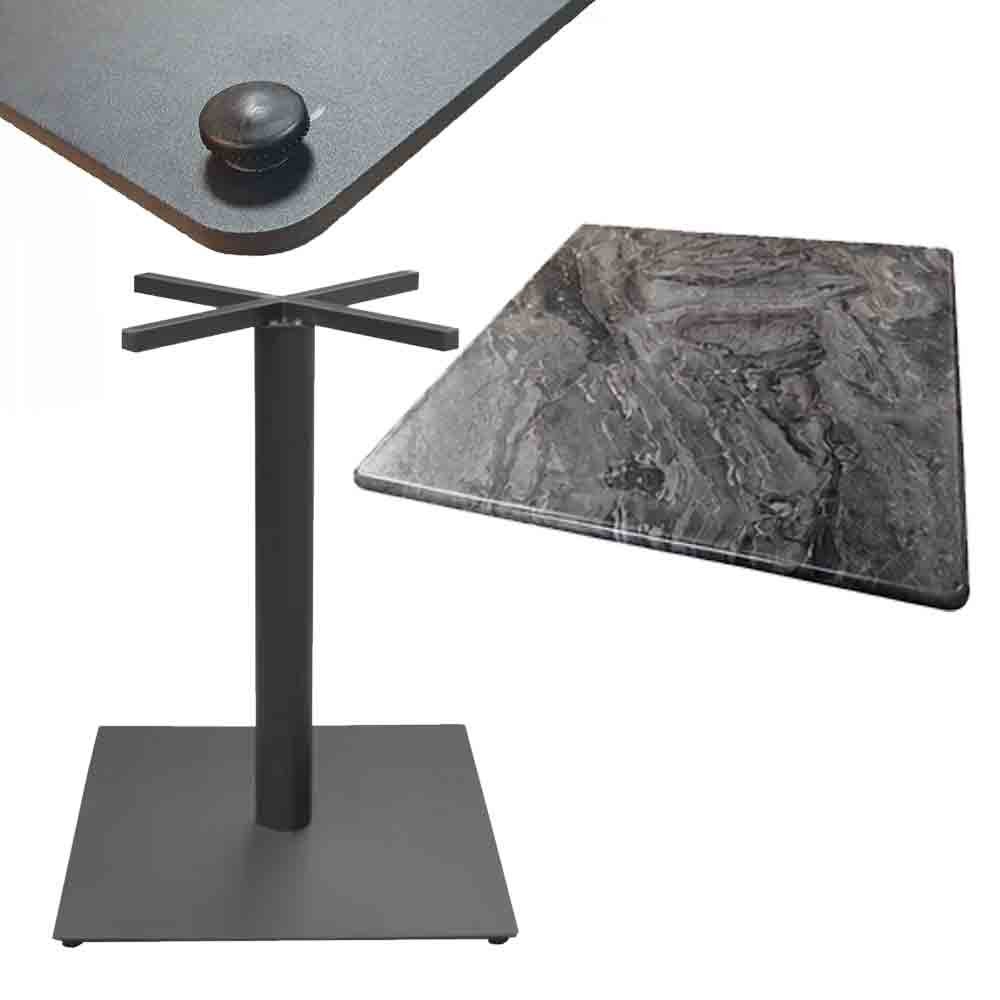 Milano cafe table,table top & solid metal base - 600/700mm Square 17 Milano cafe table,table top & solid metal base - 600/700mm Square - Image 17