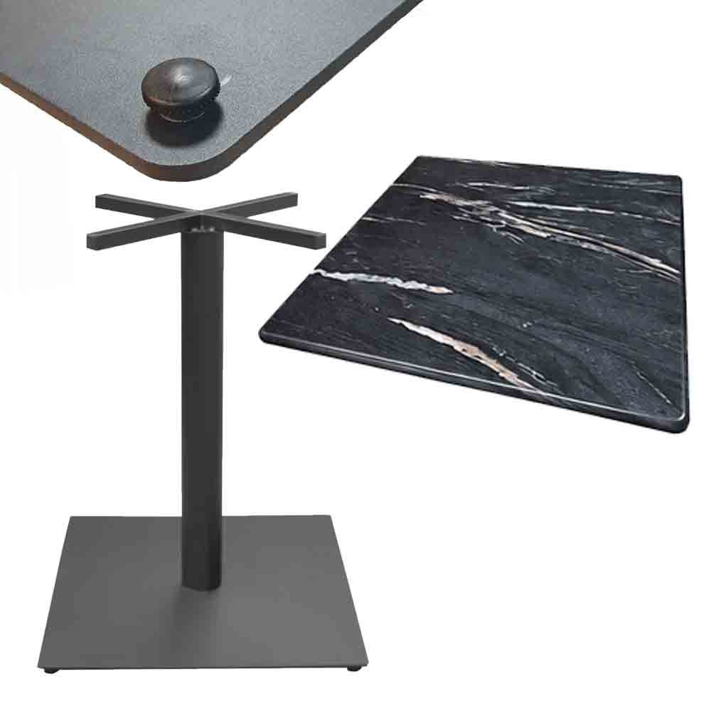 Milano cafe table,table top & solid metal base - 600/700mm Square 18 Milano cafe table,table top & solid metal base - 600/700mm Square - Image 18