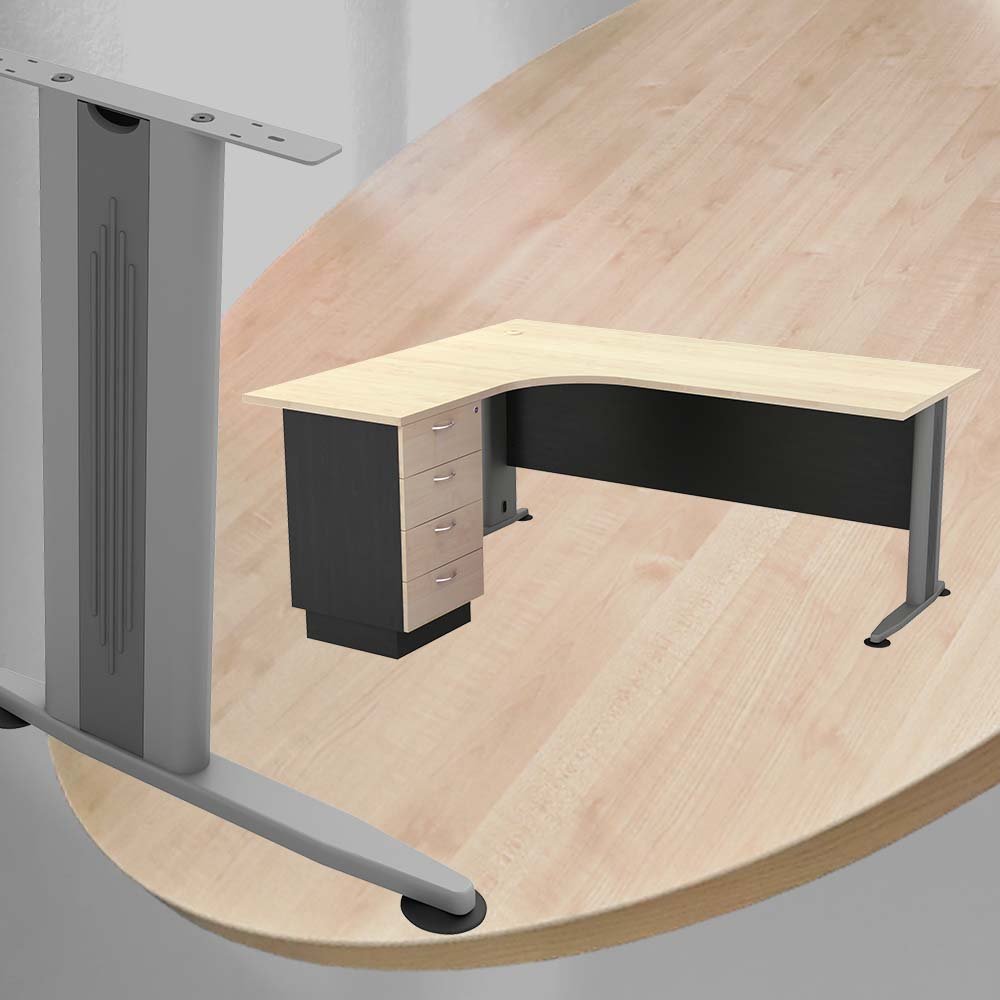 Director table ,L shape table,office table - L1200/1500/1800 MP 3 Director table ,L shape table,office table - L1200/1500/1800 MP - Image 3