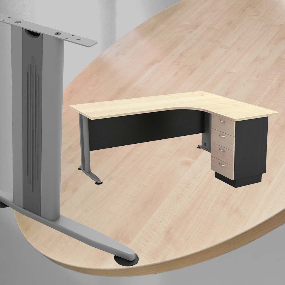 Director table ,L shape table,office table - L1200/1500/1800 MP 4 Director table ,L shape table,office table - L1200/1500/1800 MP - Image 4