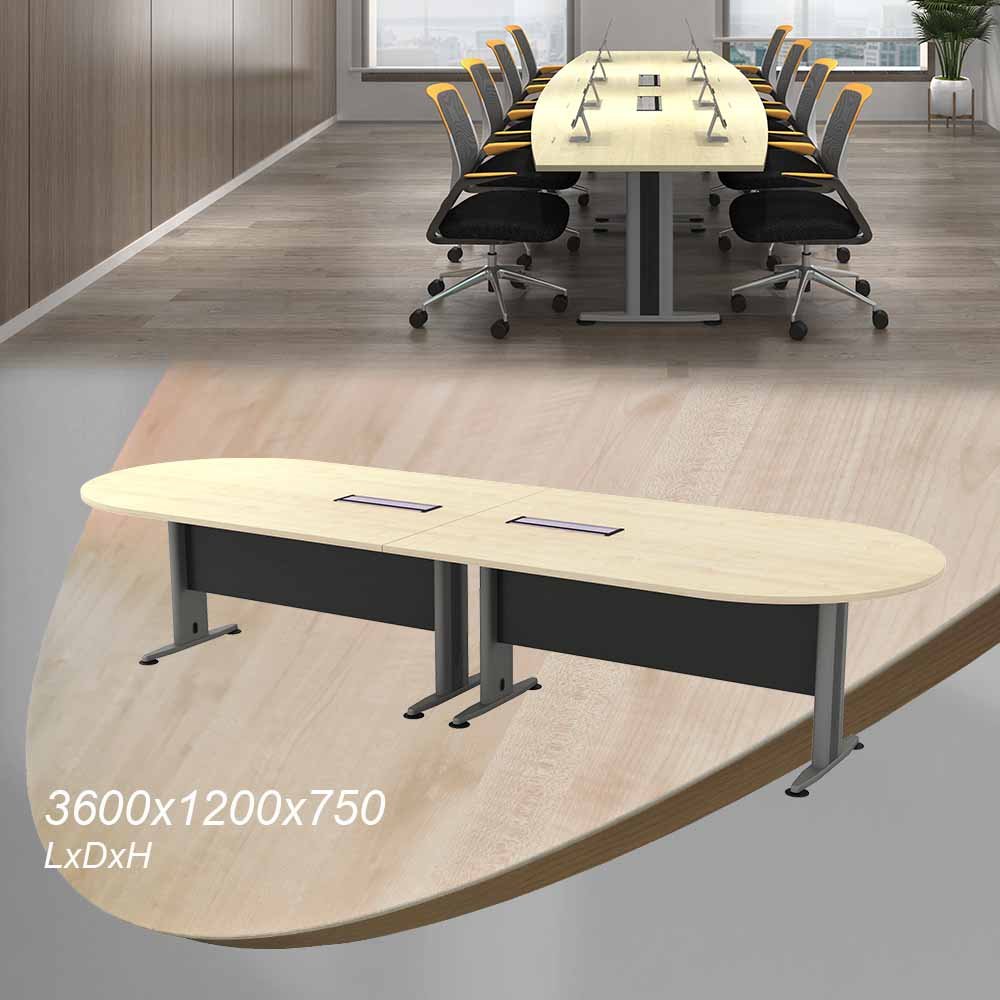 Conference table,meetting table with metal leg L1800 ~ L3600 5 Conference table,meetting table with metal leg L1800 ~ L3600 - Image 5