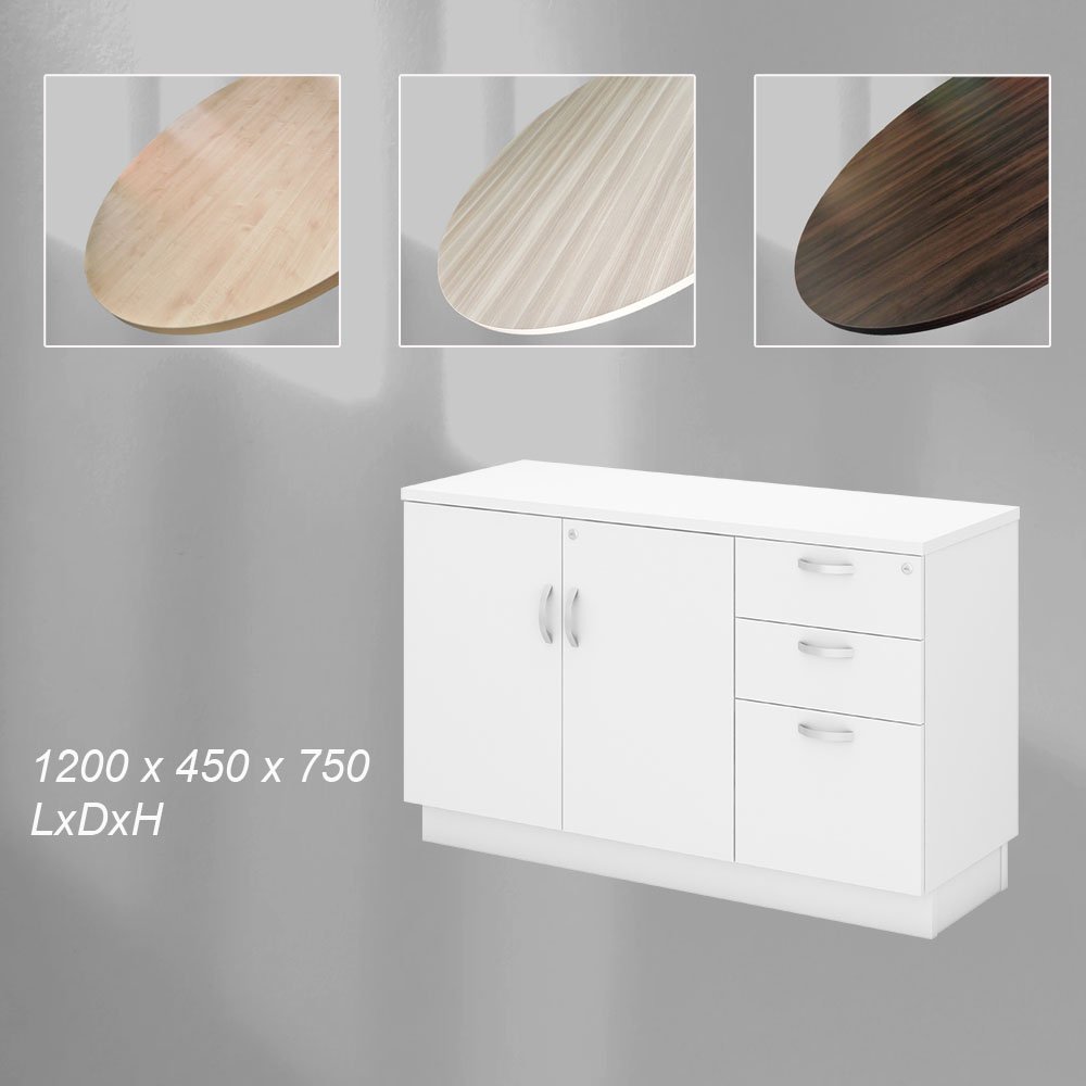 Office cabinet, Low file storage cabinet.office bookcase - H750mm 4 Office cabinet, Low file storage cabinet.office bookcase - H750mm - Image 4