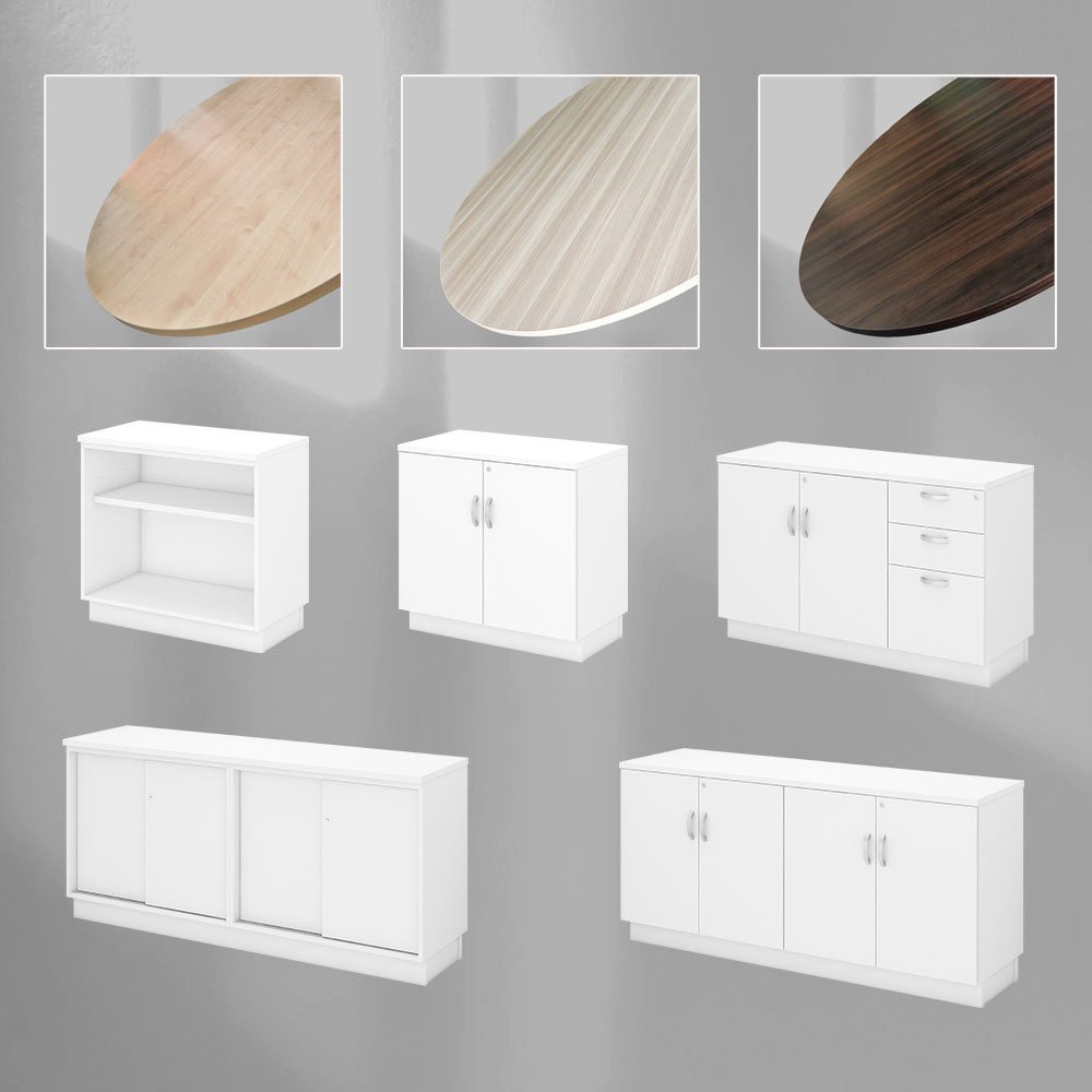 Office cabinet, Low file storage cabinet.office bookcase - H750mm 1 office cabinet