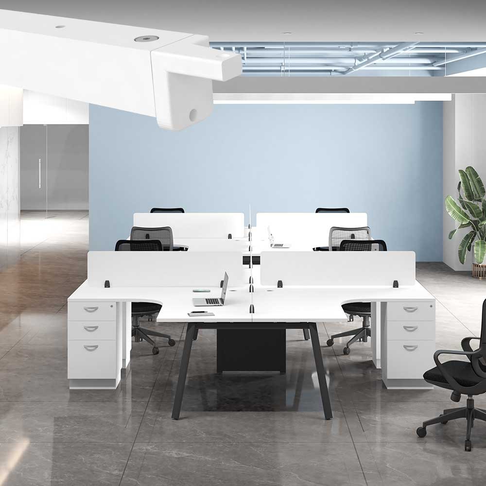 Director table ,standard table,office table - L1200/1500/1800 White 25A 6 Director table ,standard table,office table - L1200/1500/1800 White 25A - Image 6