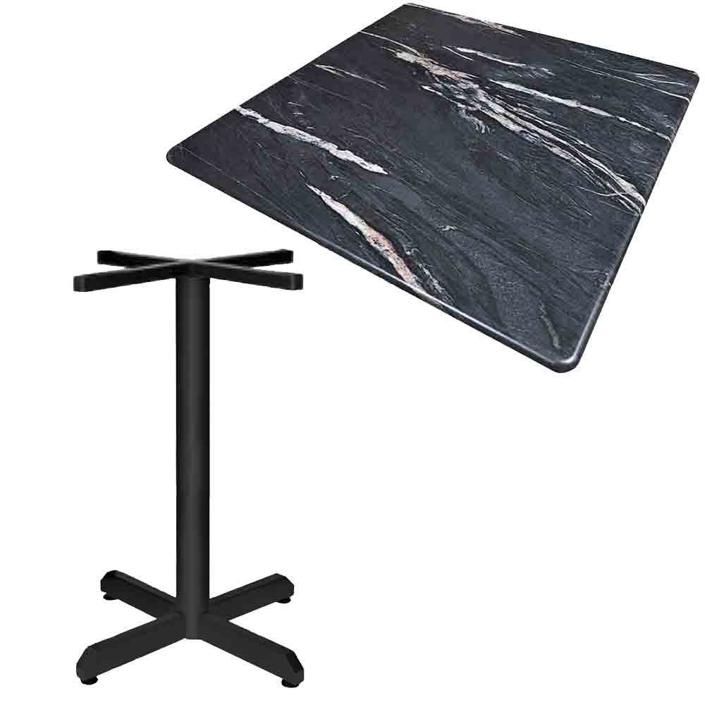 Milano cafe table,table top & durable stand - 600/700/800/915mm SQUARE 5 Milano cafe table,table top & durable stand - 600/700/800/915mm SQUARE - Image 5