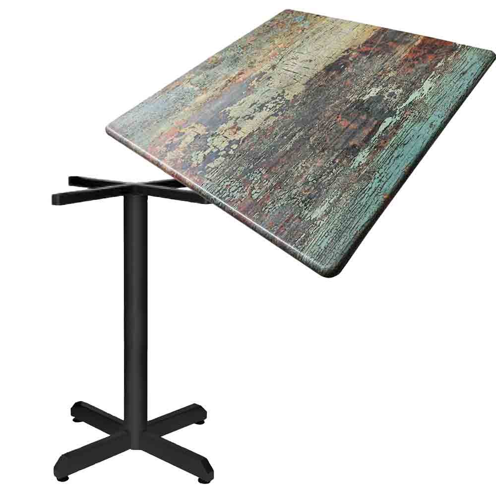 Milano cafe table,table top & durable stand - 600/700/800/915mm SQUARE 2 Milano cafe table,table top & durable stand - 600/700/800/915mm SQUARE - Image 2