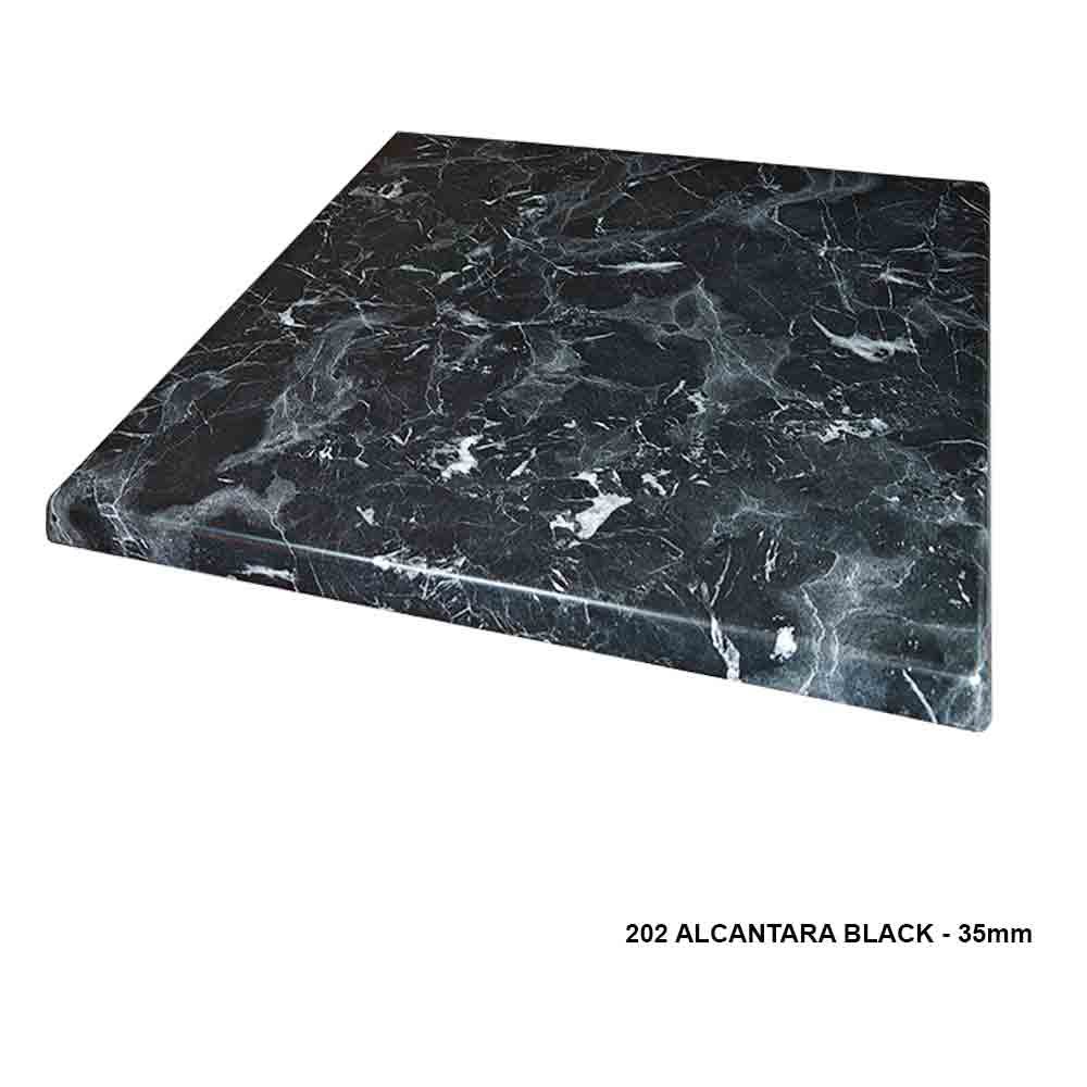 Dining table top,restaurant & cafe furniture - Alcantara Black 35mm 6 Dining table top,restaurant & cafe furniture - Alcantara Black 35mm - Image 6