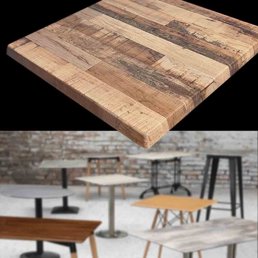 Dining table top,restaurant & cafe furniture - Rustic maple 35mm 1 dining table top