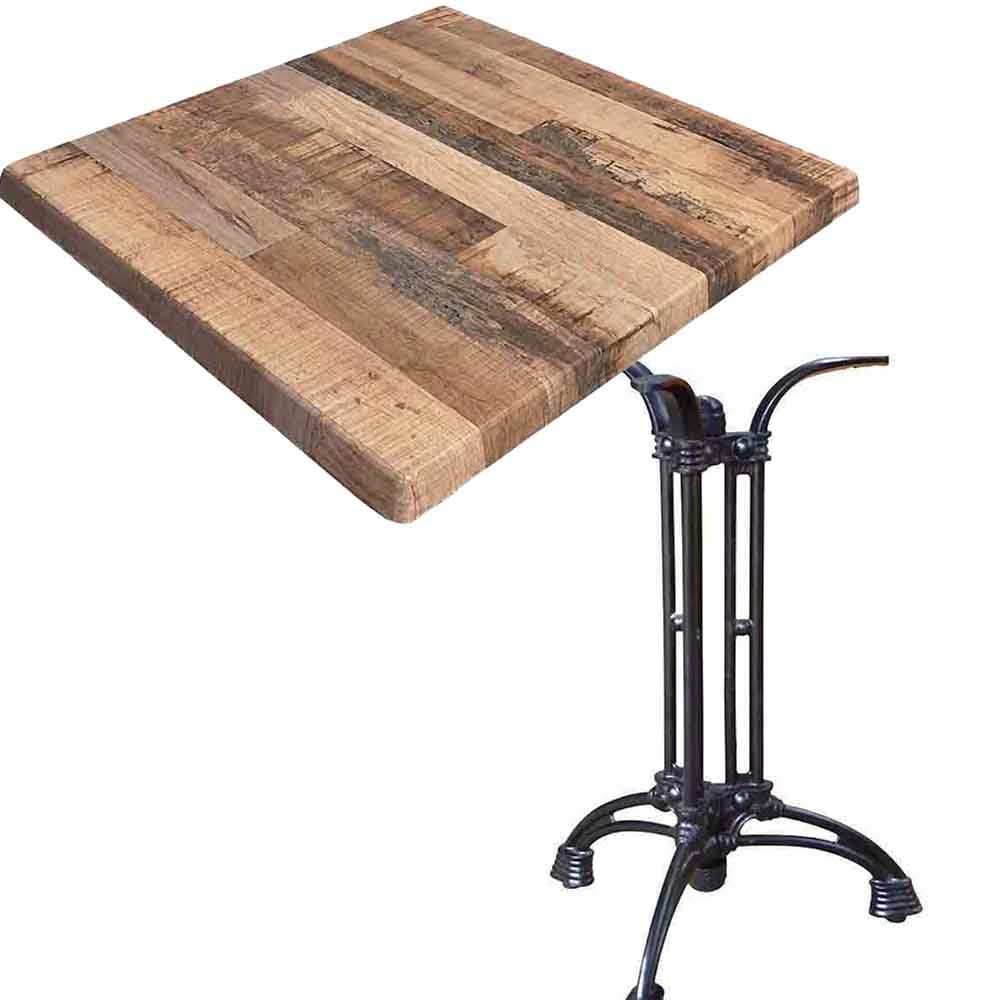 Cafe table,table top & cast iron stand - 600mm Square 10 Cafe table,table top & cast iron stand - 600mm Square - Image 10